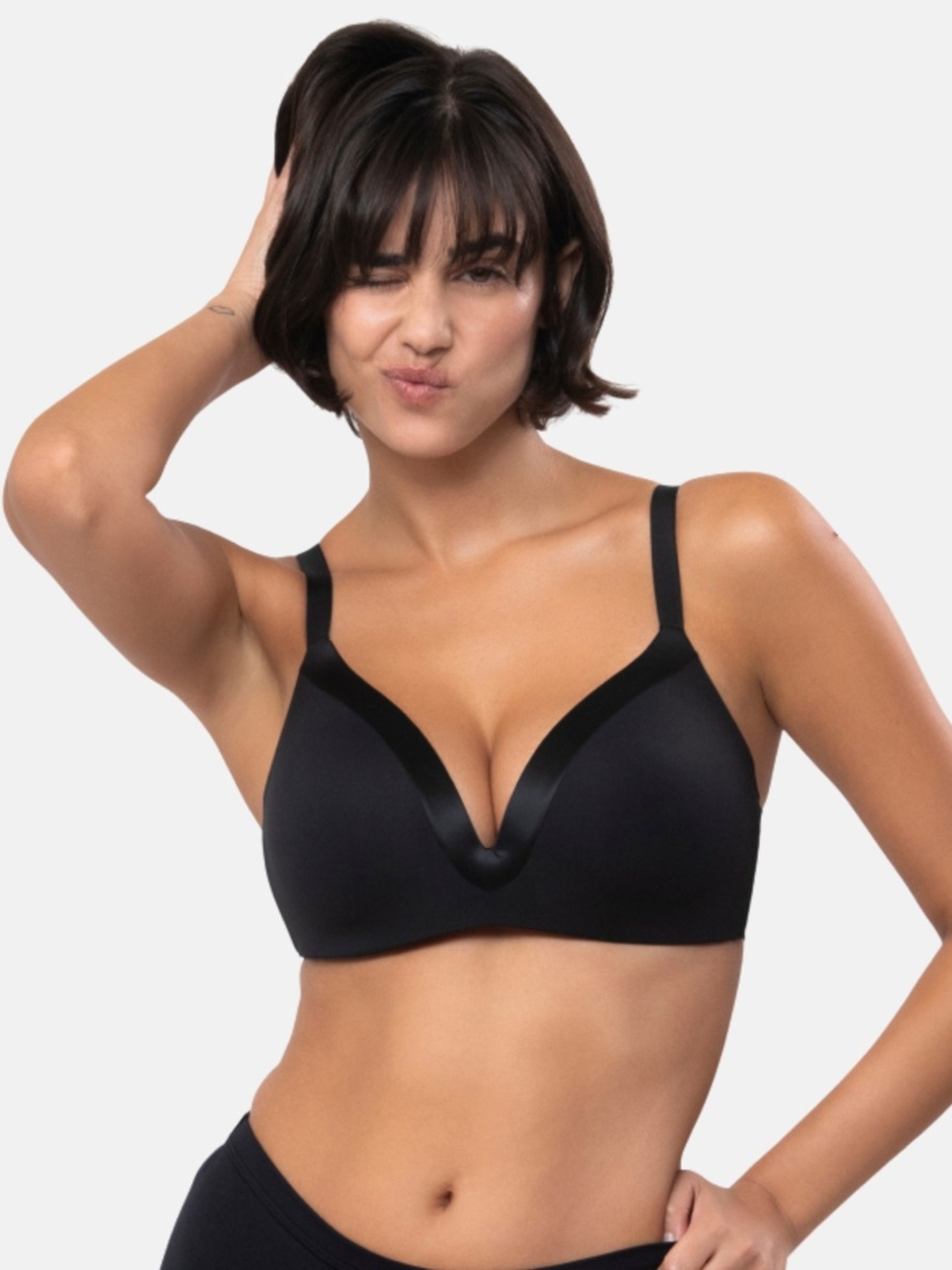 The Satin Grace (3D Molded) Black